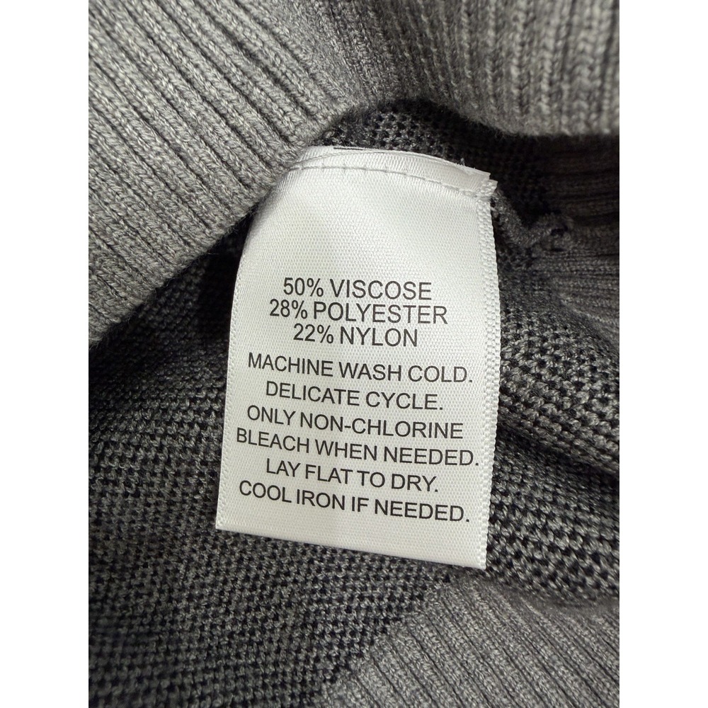 Anthropologie Calligraphie Novelty women's Sweater Dogs Print Grey Size M NWT - Picture 7 of 8